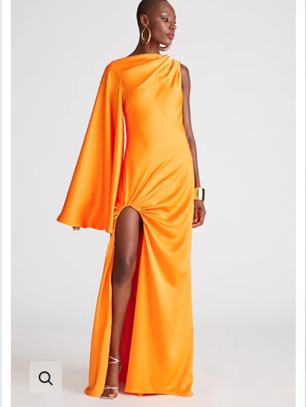 HALSTON Keiana Gown In Satin